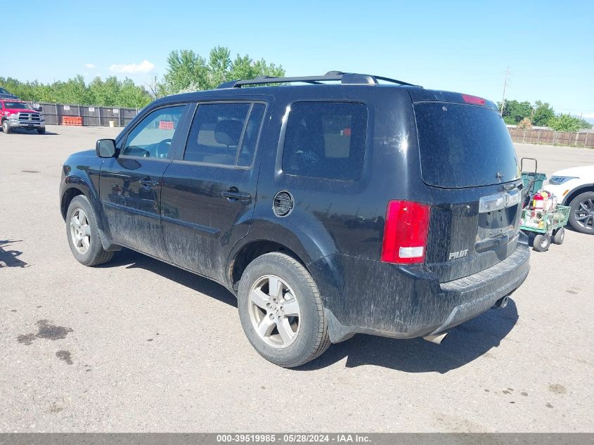 2011 Honda Pilot Ex-L VIN: 5FNYF4H58BB009557 Lot: 39519985