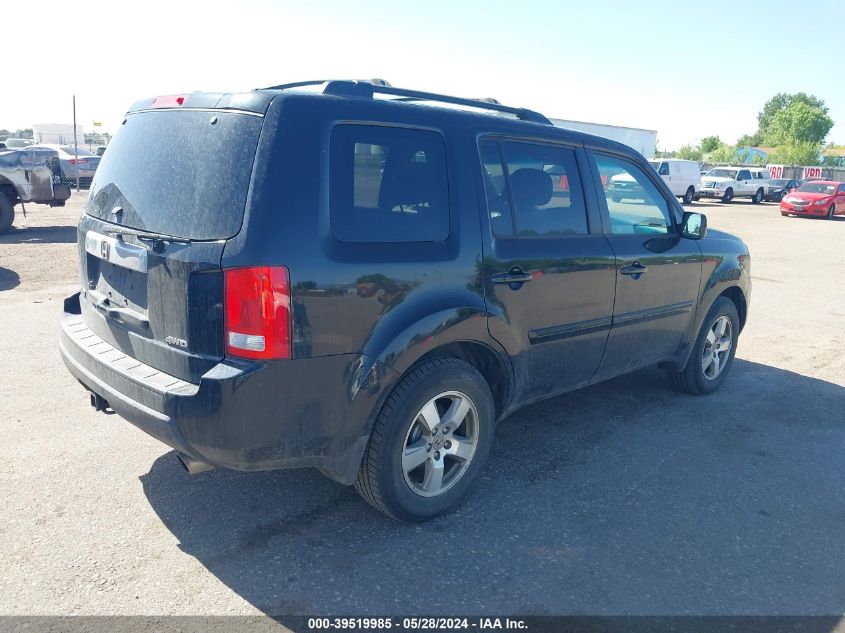 2011 Honda Pilot Ex-L VIN: 5FNYF4H58BB009557 Lot: 39519985