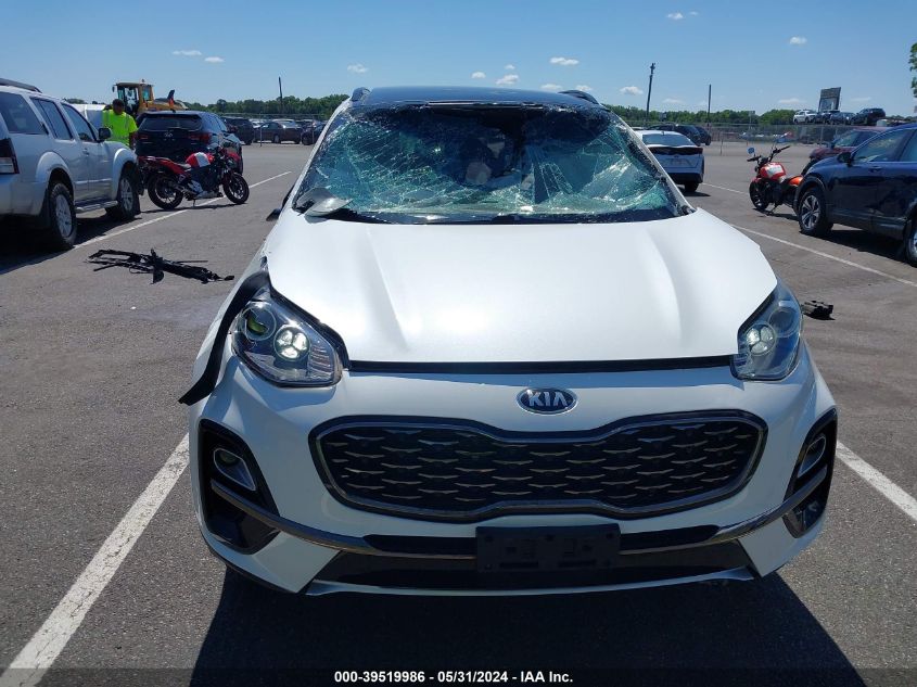 2020 Kia Sportage S VIN: KNDP6CAC7L7765614 Lot: 39519986