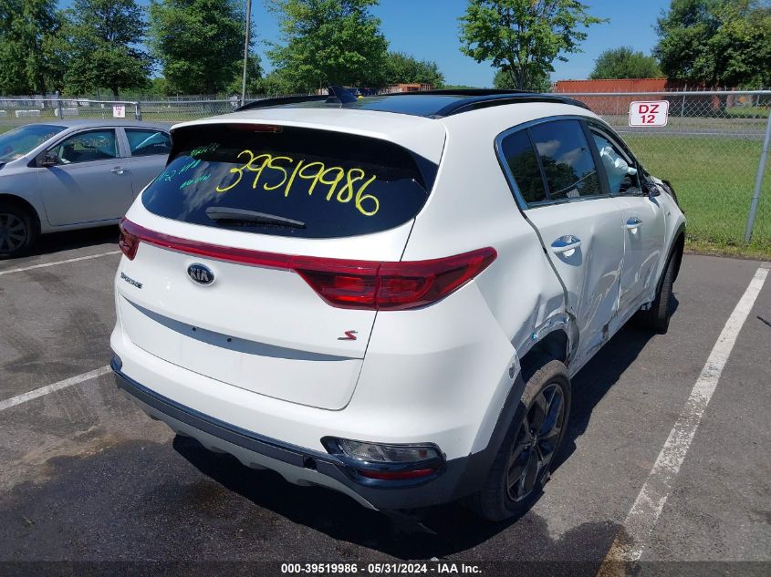 2020 Kia Sportage S VIN: KNDP6CAC7L7765614 Lot: 39519986