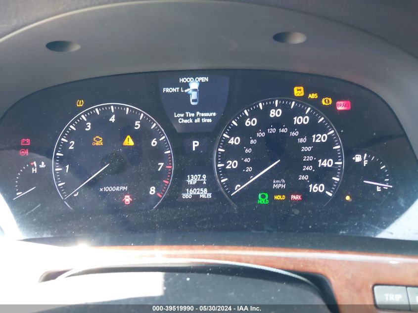 2008 Lexus Ls 460 VIN: JTHBL46F485068110 Lot: 39519990