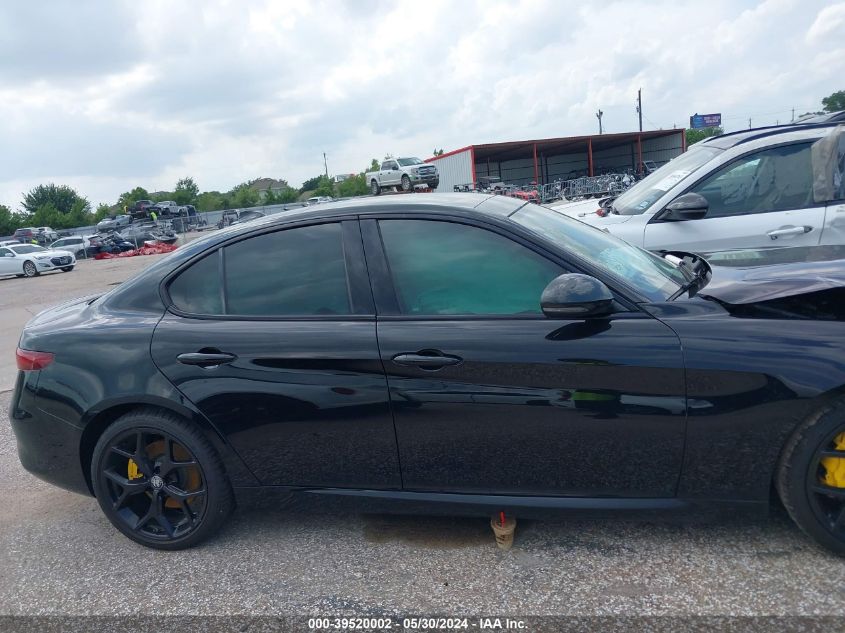 2019 Alfa Romeo Giulia Ti Rwd VIN: ZARFAMBN7K7622554 Lot: 39520002