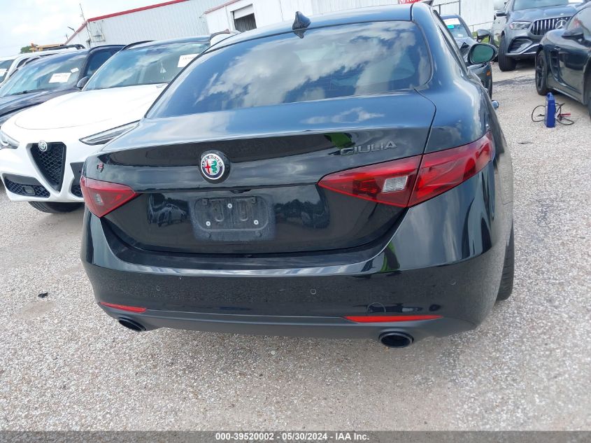 2019 Alfa Romeo Giulia Ti Rwd VIN: ZARFAMBN7K7622554 Lot: 39520002