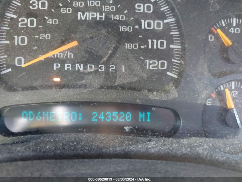 2006 GMC Sierra 1500 Sl VIN: 2GTEC13V561293613 Lot: 39520019