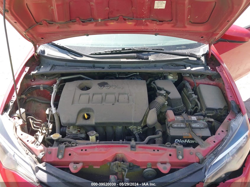 2017 Toyota Corolla Le VIN: 5YFBURHE1HP580121 Lot: 39520030