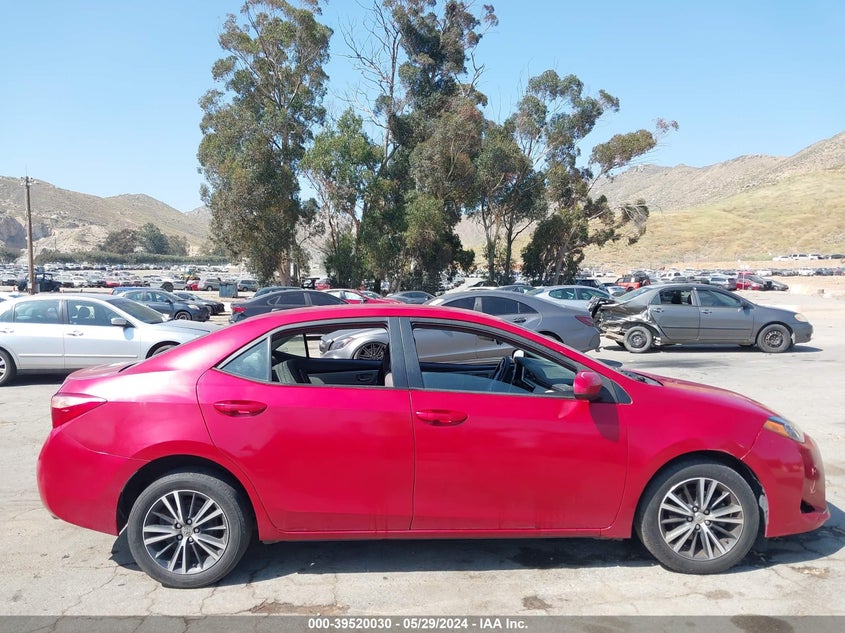 2017 Toyota Corolla Le VIN: 5YFBURHE1HP580121 Lot: 39520030