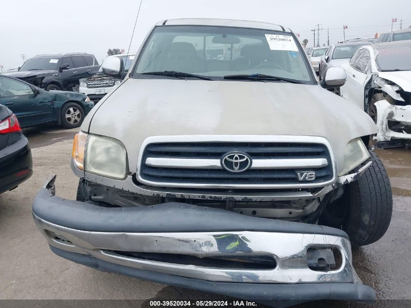 2002 Toyota Tundra Sr5 V8 VIN: 5TBRT34182S245429 Lot: 39520034