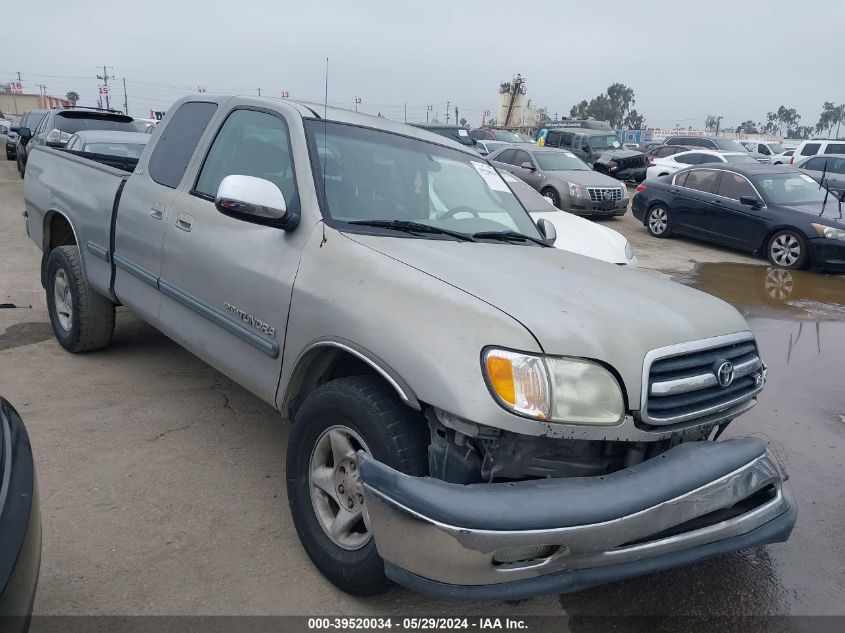 2002 Toyota Tundra Sr5 V8 VIN: 5TBRT34182S245429 Lot: 39520034