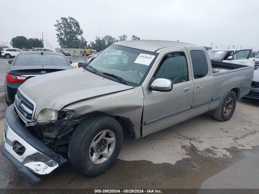 2002 Toyota Tundra Sr5 V8 VIN: 5TBRT34182S245429 Lot: 39520034