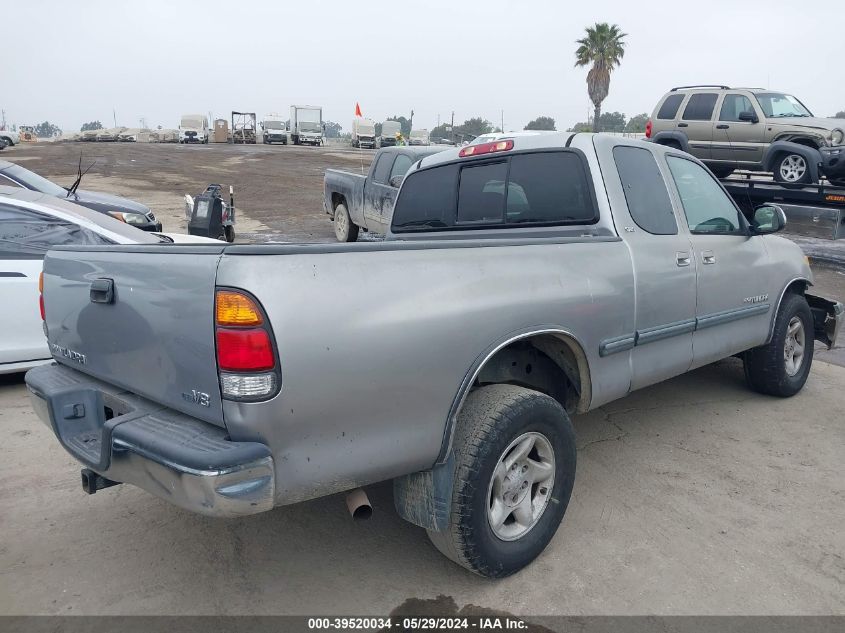 2002 Toyota Tundra Sr5 V8 VIN: 5TBRT34182S245429 Lot: 39520034