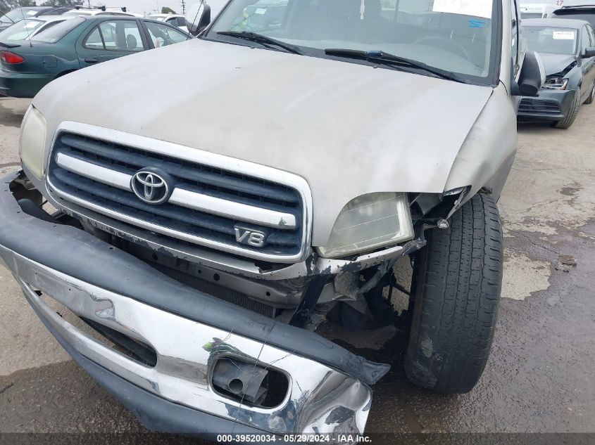 2002 Toyota Tundra Sr5 V8 VIN: 5TBRT34182S245429 Lot: 39520034