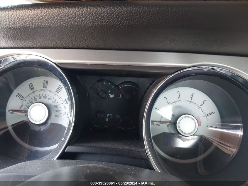 2010 Ford Mustang V6/V6 Premium VIN: 1ZVBP8AN9A5154821 Lot: 39520061