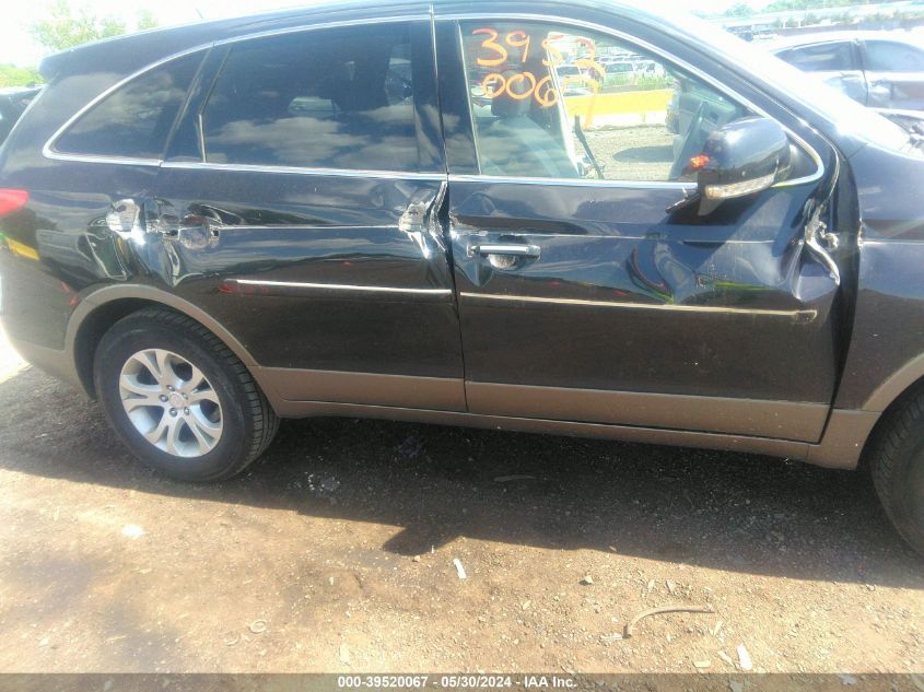 2007 Hyundai Veracruz Gls/Limited/Se VIN: KM8NU13C87U025264 Lot: 39520067