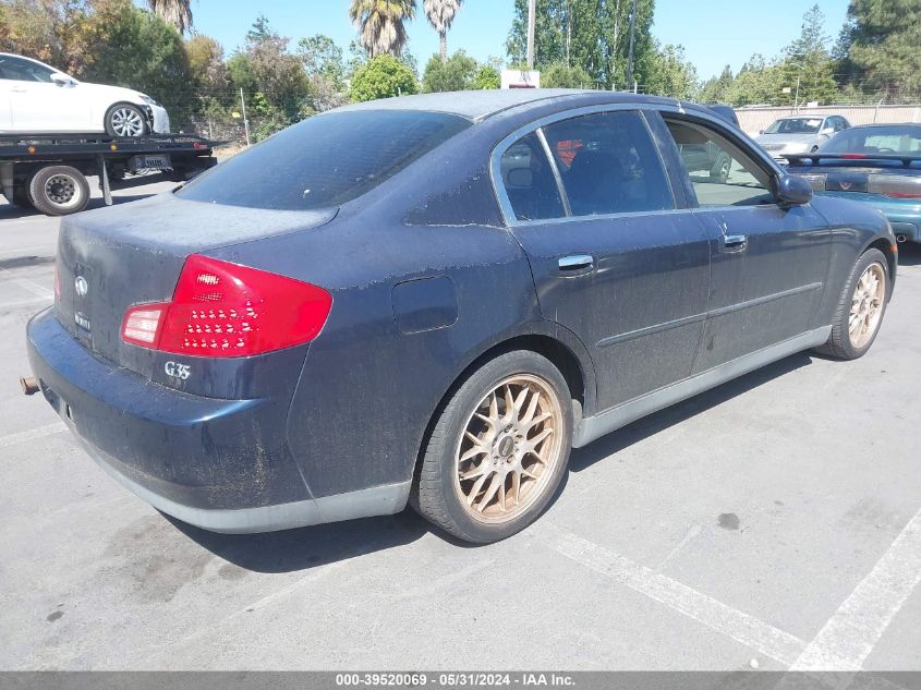 2003 Infiniti G35 Base W/6 Speed Manual VIN: JNKCV51E43M006384 Lot: 39520069