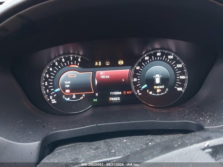 VIN 1FM5K8HT0HGD95843 2017 FORD EXPLORER PLATINUM