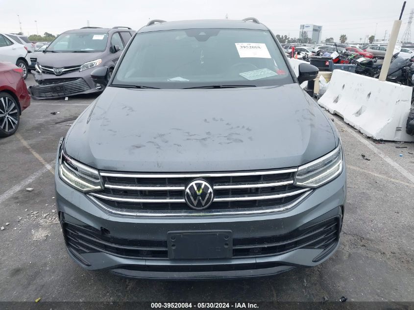 2022 Volkswagen Tiguan 2.0T Se R-Line Black VIN: 3VVCB7AX5NM161851 Lot: 39520084