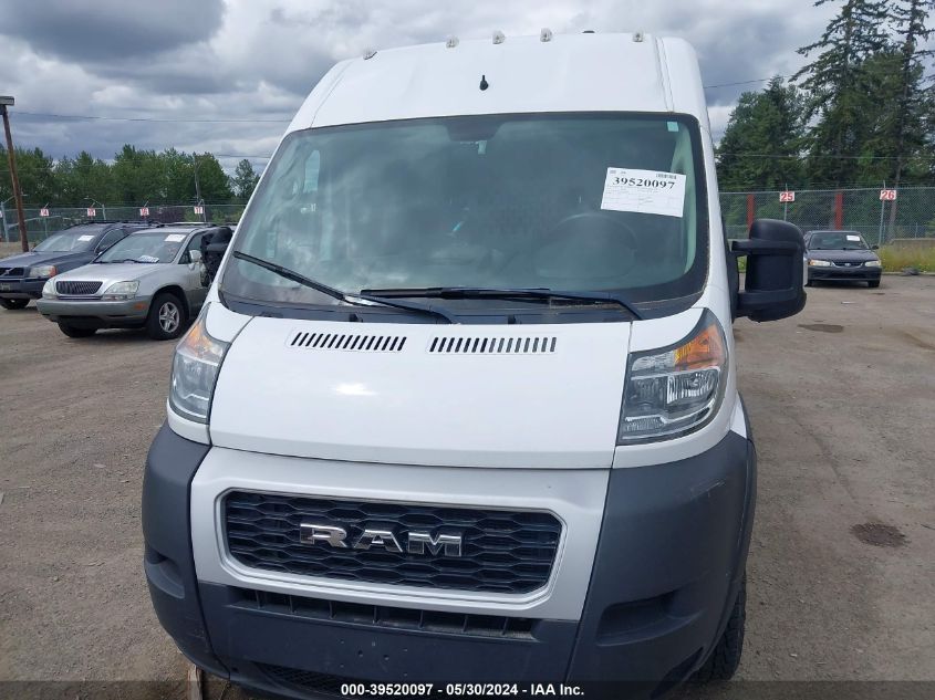 2019 Ram Promaster 2500 High Roof 159 Wb VIN: 3C6TRVDG2KE559994 Lot: 39520097