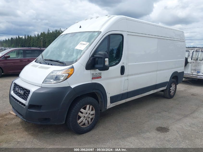 2019 Ram Promaster 2500 High Roof 159 Wb VIN: 3C6TRVDG2KE559994 Lot: 39520097