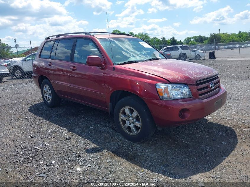 2004 Toyota Highlander V6 VIN: JTEDP21A540019693 Lot: 39520100