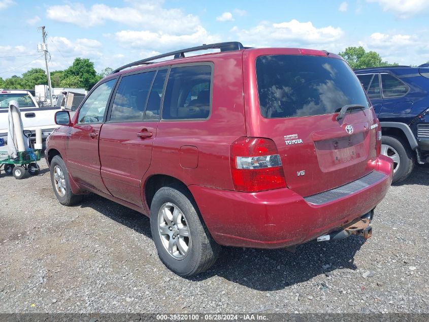 2004 Toyota Highlander V6 VIN: JTEDP21A540019693 Lot: 39520100