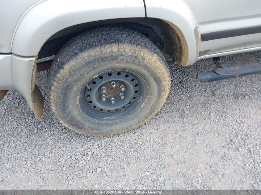 2000 Toyota 4Runner Sr5 V6 VIN: JT3HN86R8Y0293588 Lot: 39520104