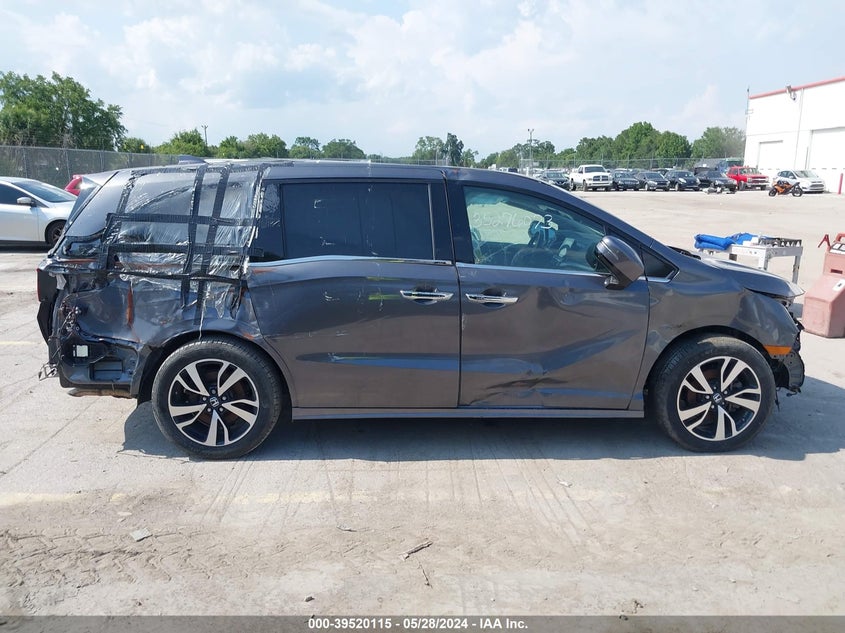 2018 Honda Odyssey Elite VIN: 5FNRL6H94JB040170 Lot: 39520115