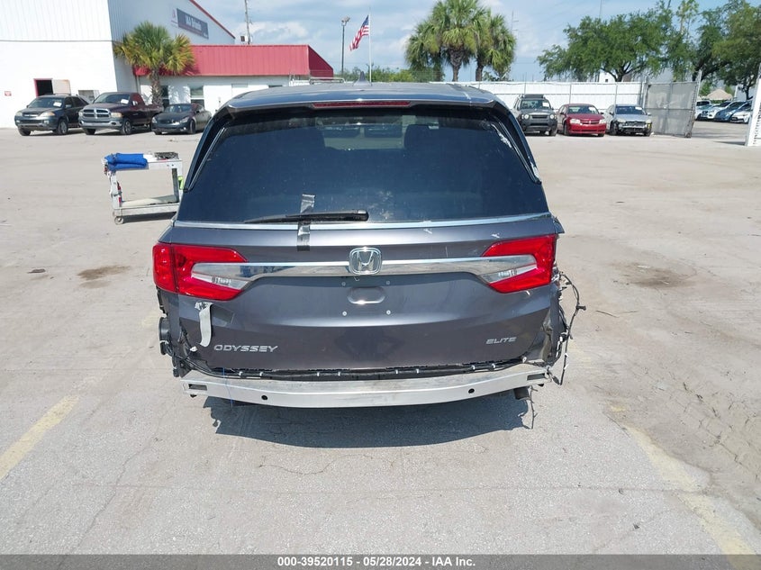 2018 Honda Odyssey Elite VIN: 5FNRL6H94JB040170 Lot: 39520115