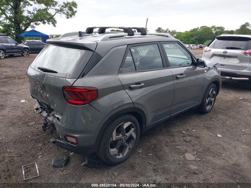 2022 Hyundai Venue Sel VIN: KMHRC8A31NU137739 Lot: 39520154