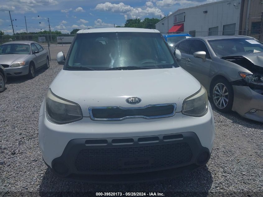 2014 Kia Soul + VIN: KNDJP3A56E7028668 Lot: 39520173
