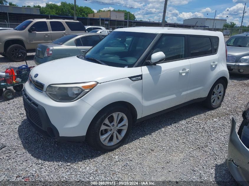 2014 Kia Soul + VIN: KNDJP3A56E7028668 Lot: 39520173