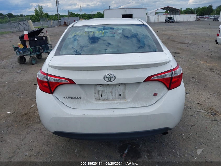 2016 Toyota Corolla S Plus VIN: 2T1BURHE9GC745492 Lot: 39520174