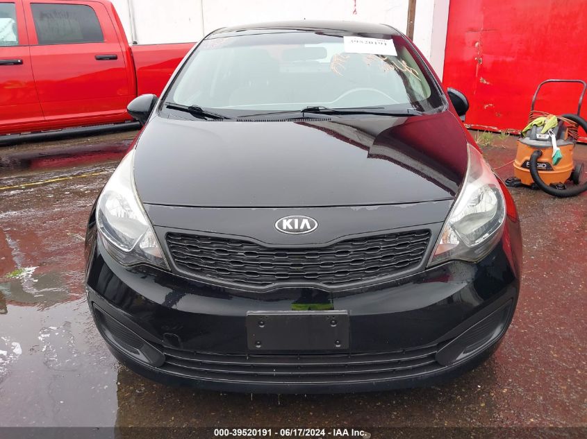 2014 Kia Rio Lx VIN: KNADM4A33E6405986 Lot: 39520191