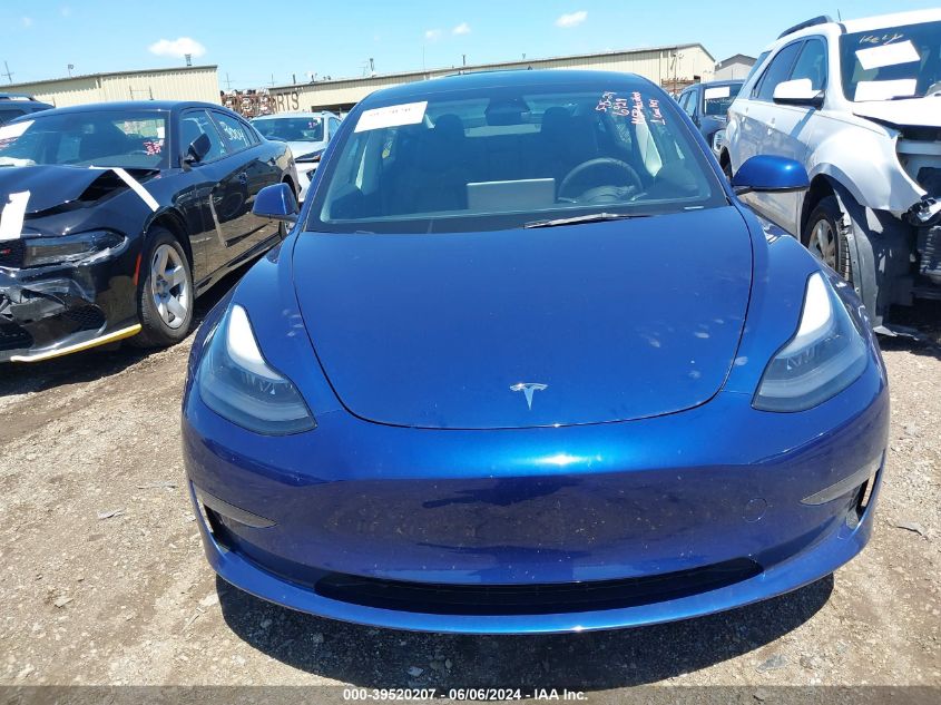 2023 Tesla Model 3 Performance Dual Motor All-Wheel Drive VIN: 5YJ3E1EC4PF696929 Lot: 39520207