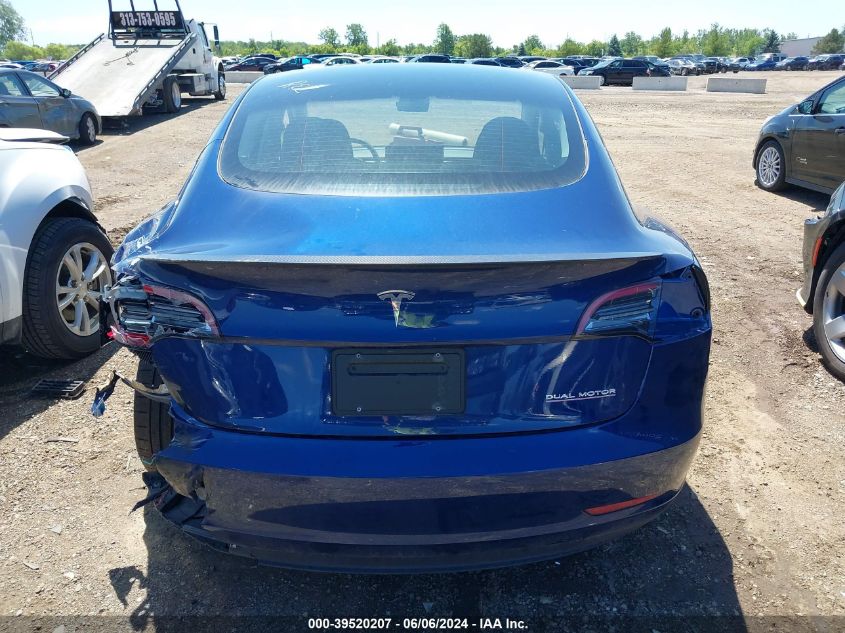 2023 Tesla Model 3 Performance Dual Motor All-Wheel Drive VIN: 5YJ3E1EC4PF696929 Lot: 39520207