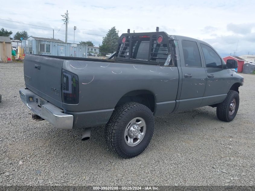 2004 Dodge Ram 2500 Slt/Laramie VIN: 3D7KU28CX4G166976 Lot: 39520208