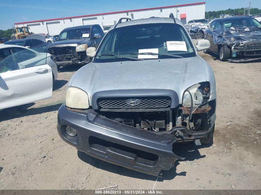 2004 Hyundai Santa Fe Gls/Lx VIN: KM8SC73E24U598652 Lot: 39520213