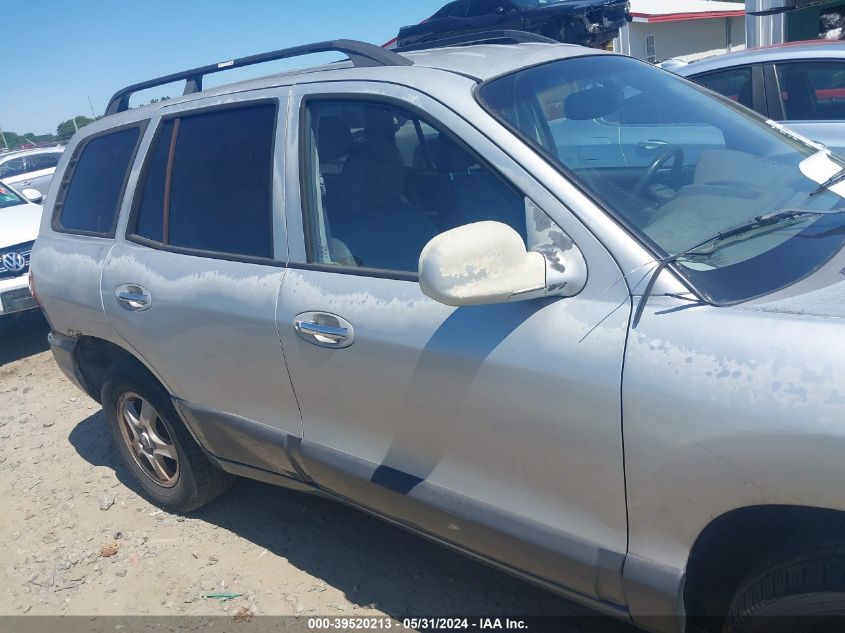 2004 Hyundai Santa Fe Gls/Lx VIN: KM8SC73E24U598652 Lot: 39520213