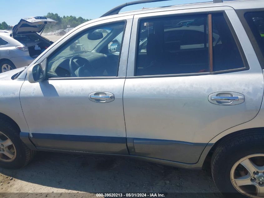 2004 Hyundai Santa Fe Gls/Lx VIN: KM8SC73E24U598652 Lot: 39520213