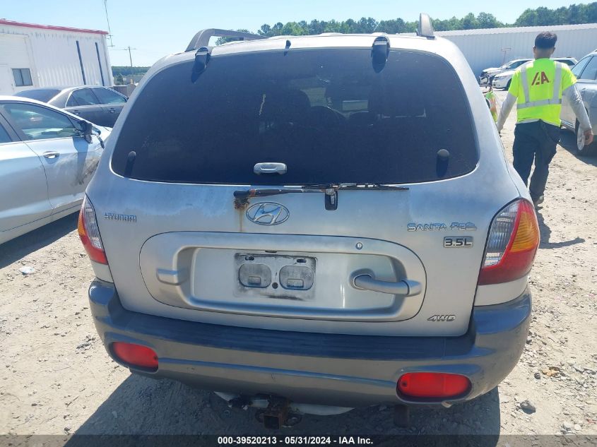 2004 Hyundai Santa Fe Gls/Lx VIN: KM8SC73E24U598652 Lot: 39520213