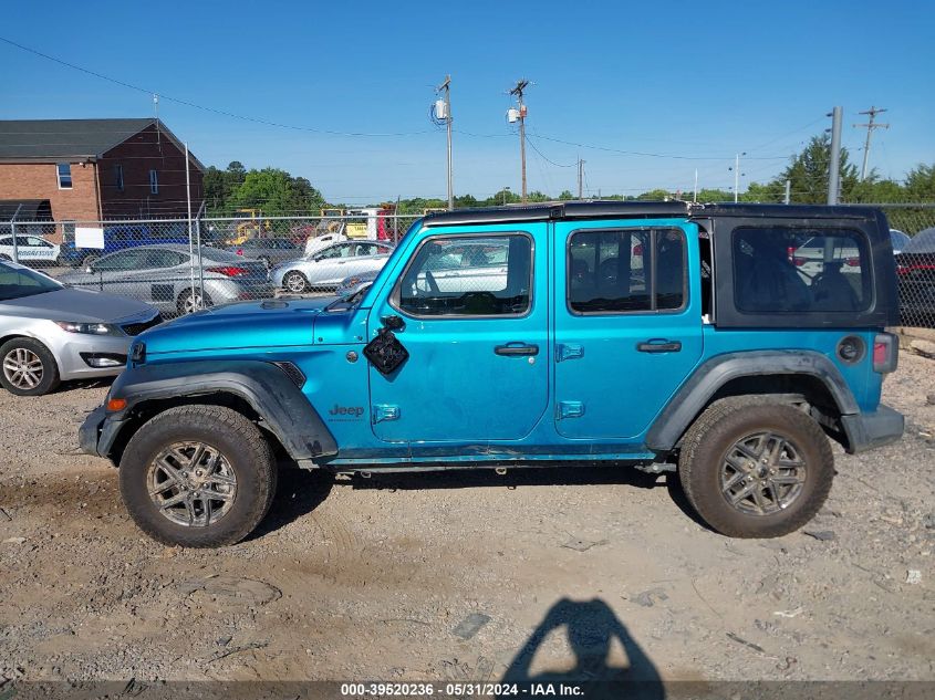 2024 Jeep Wrangler 4-Door Sport Rhd 4X4 VIN: 1C4PJXKN5RW233900 Lot: 39520236