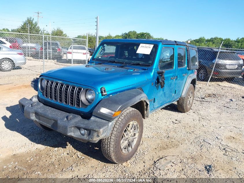 2024 Jeep Wrangler 4-Door Sport Rhd 4X4 VIN: 1C4PJXKN5RW233900 Lot: 39520236