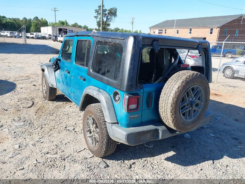 2024 Jeep Wrangler 4-Door Sport Rhd 4X4 VIN: 1C4PJXKN5RW233900 Lot: 39520236