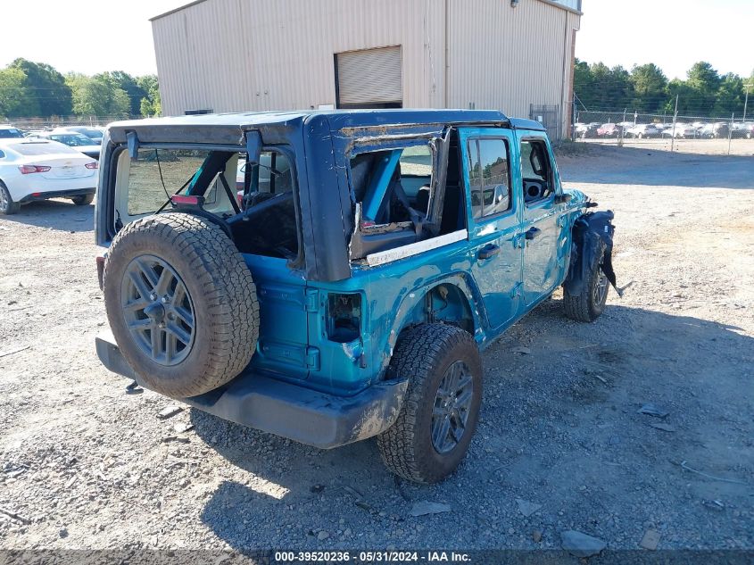 2024 Jeep Wrangler 4-Door Sport Rhd 4X4 VIN: 1C4PJXKN5RW233900 Lot: 39520236