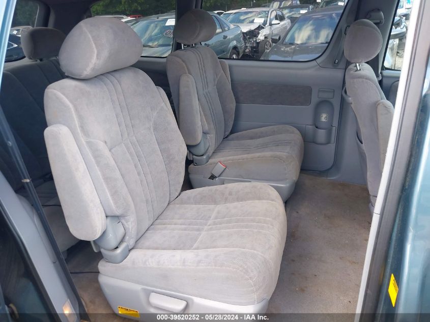 2002 Toyota Sienna Le VIN: 4T3ZF13C72U472969 Lot: 39520252