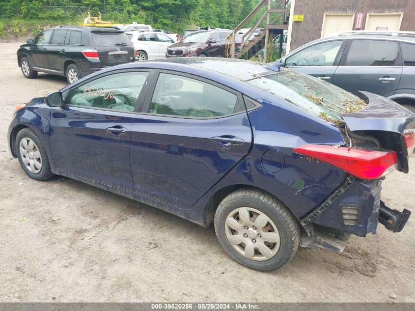 2013 Hyundai Elantra Gls VIN: 5NPDH4AE6DH414758 Lot: 39520256