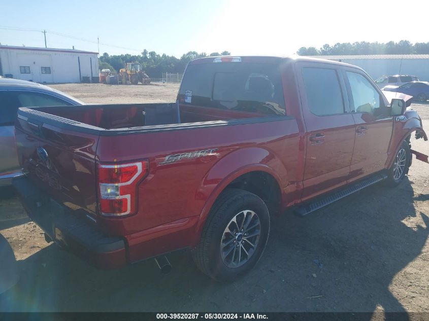 VIN 1FTEW1CP8JFE56054 2018 FORD F150 no.4