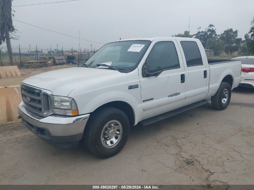 2002 Ford F-350 Lariat/Xl/Xlt VIN: 1FTSW30F92EA21500 Lot: 39520297