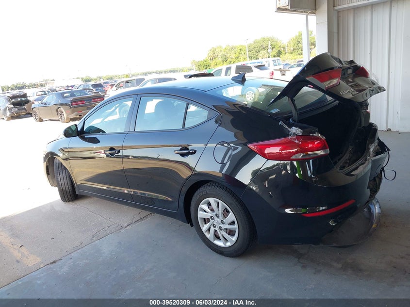 VIN 5NPD74LF6HH198957 2017 HYUNDAI ELANTRA SE