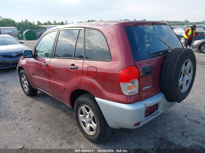 2002 Toyota Rav4 VIN: JTEGH20V026006049 Lot: 39520311