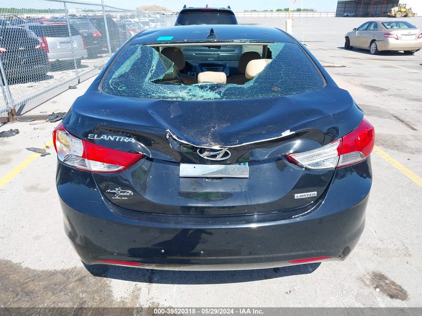 2013 Hyundai Elantra Limited VIN: 5NPDH4AE9DH168854 Lot: 39520318